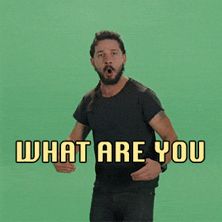 Shia LaBeouf saying "What are you waiting for - do it!"